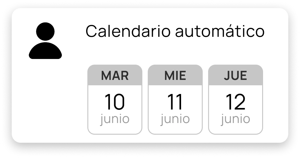 Calendario automático IA de candidato